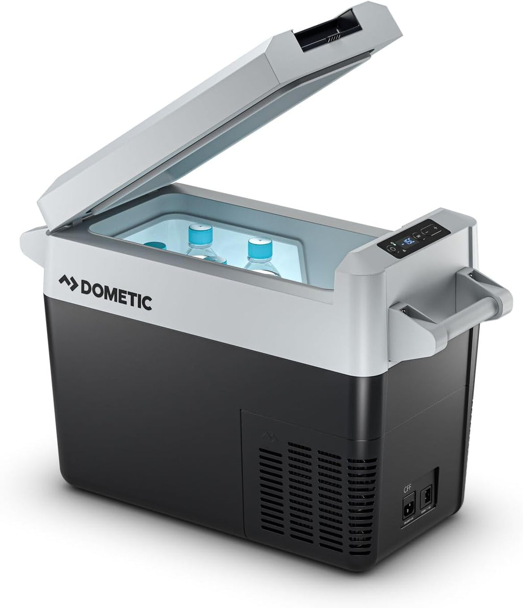 DOMETIC CFF20 Kompressor-Kühlbox 21L â€?12/24V und 100â€?40V â€?Elektrische Kühl- und Gefrierbox für Auto, Wohnmobil, Camping, LKW und Boot â€?Temperaturbereich +20 °C bis â€?8 °C
