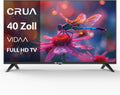 CRUA VIDAA Smart TV,101(40 Inch) TV,1920x1080P Full HD TV,LED TV with HDMI/USB/AV IN/Triple Tuner DVB-T2/T/C/S2/Compact and Smart for Your Home,Black Energy Class E