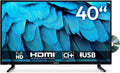 MEDION 100,3 cm (40 Zoll) Full HD Fernseher (integrierter DVD-Player, Triple Tuner Receiver DVB-T2 DVB-C DVB-S2, 2 x HDMI, USB, Sleeptimer, Mediaplayer, VESA, CI+, MD 840001)
