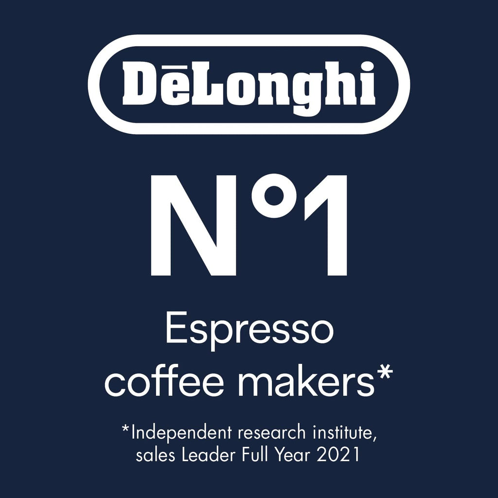 De'Longhi Dedica Style EC 685.M â€?Espresso Siebtrgermaschine, Espressomaschine mit professionellem Milchaufschumer, nur 15 cm breit, für Kaffeepulver oder ESE Pads, 1 l Wassertank, silber