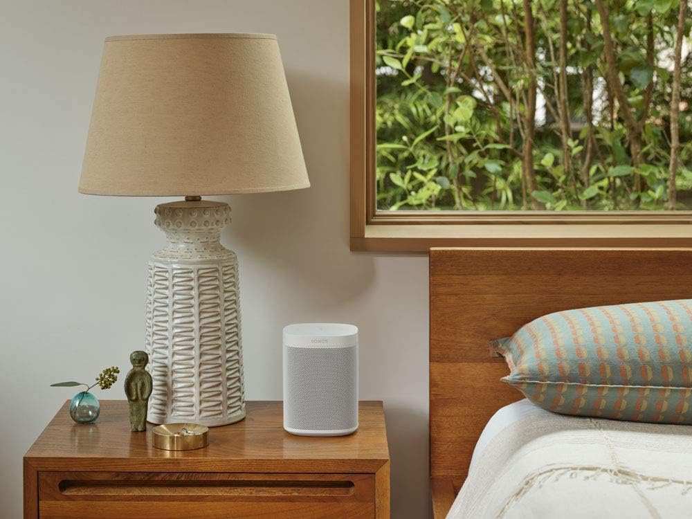 Sonos One Smart Speaker, schwarz â€?Intelligenter WLAN Lautsprecher mit Alexa Sprachsteuerung, Google Assistant & AirPlay â€?Multiroom Speaker für unbegrenztes Musikstreaming