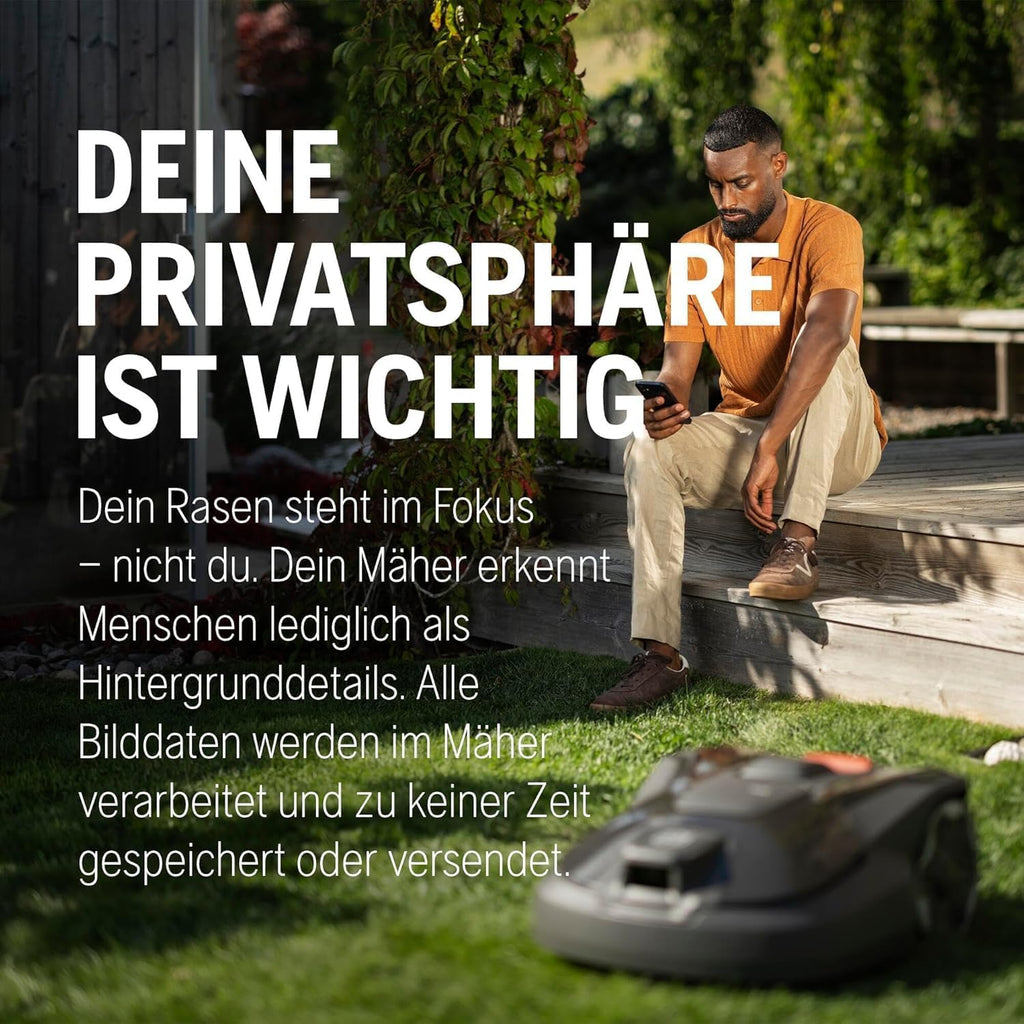 HUSQVARNA Automower® Aspire R6V Mähroboter â€?ohne Begrenzungskabel, AI Vision, GPS-Navigation, App-Steuerung, virtuelle Zonen, bis 600 m² â€?inkl. 6 Ersatzmesser