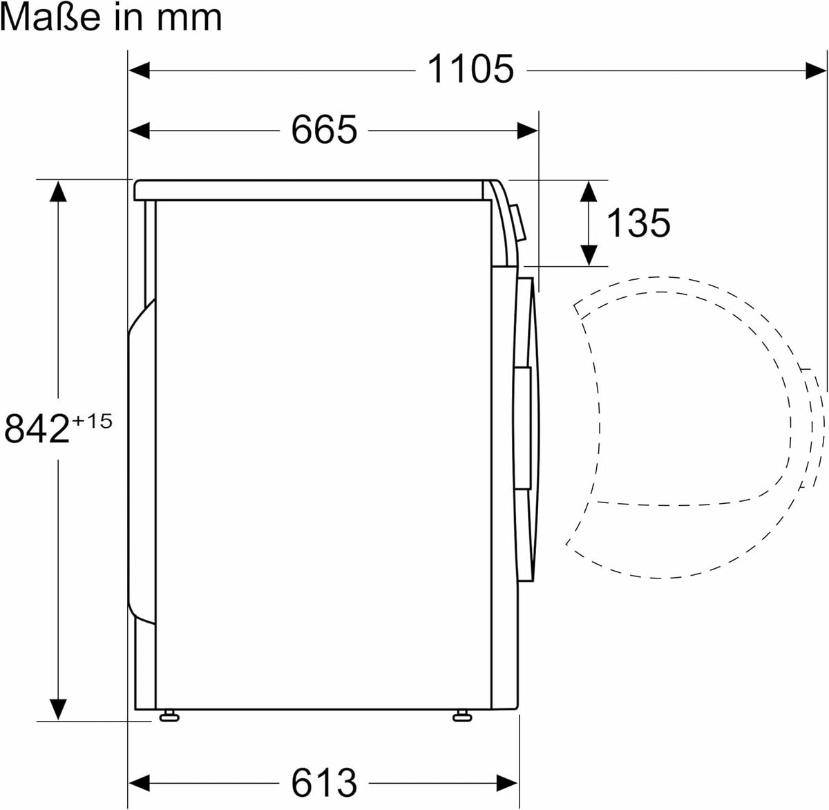 Bosch WTH85VWIN Serie 4 Wärmepumpentrockner für 8 kg Wäsche, 236 kWh pro Jahr, Auto Dry, Anti Vibration-Design, Sensitive Drying-System, Umweltfreundliches Kühlmittel, Weiß