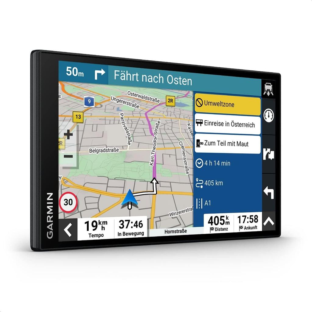 DriveSmart 76 MT-S â€?Navigationsgerät mit großem 7 Zoll (17,8 cm) HD-Display, 3D-Europakarten mit Umweltzonen, Verkehrsinfos in Echtzeit via Drive App, Sprach- und Fahrerassistenz