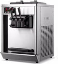 Eismaschine 22â€?0 l/h Softeismaschinen, kommerzieller Tricolor-Desktop-Automat for Einfrieren von süßen Eistüten Eismaschine für Haushalt