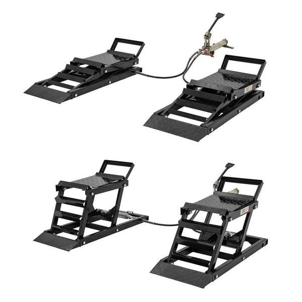 Hydraulische Hebebühne Black Widow mit Rampe â€?Tragkraft 3.000 lb pro Paar