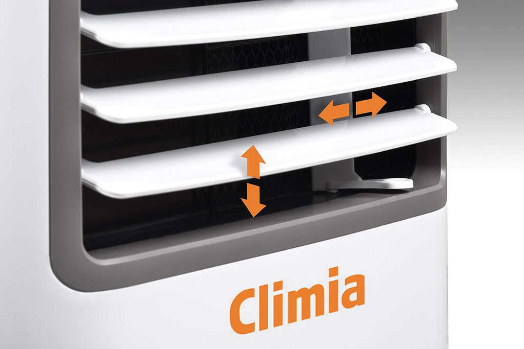 Climia CMK 2600 mobiles Klimagerät mit ökologischem Kühlmittel, 3-in-1 Klimaanlage â€?Aircondition, Ventilator und Luftentfeuchter