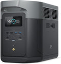 EcoFlow DELTA 2 Max tragbare Powerstation 2048Wh, erweiterbar 2-6 kWh, LFP-Batterie mit 3000 Zyklen, 80% Ladung 1 Std, 3000W Max Ausgangsleistung, Solargenerator für Zuhause, Camping, Wohnmobil