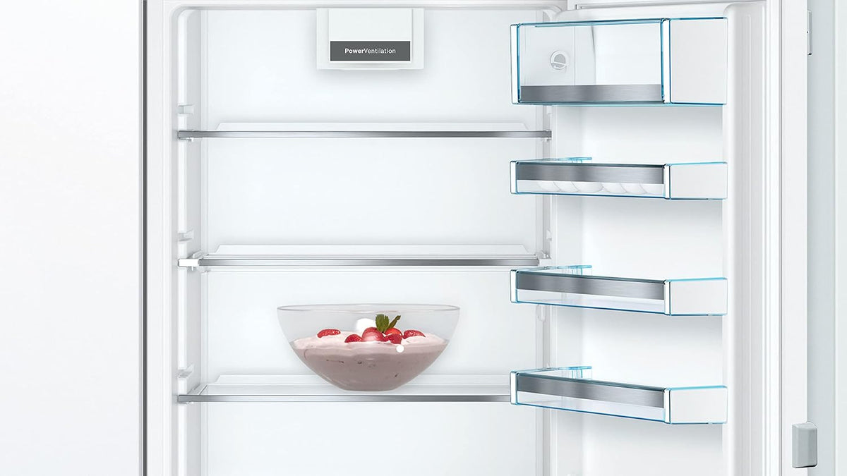 Bosch KGN36NWEA Serie 2 Kühl-Gefrier-Kombination, 186 x 60 cm, 215 L Kühlen & 87 L Gefrieren, NoFrost nie wieder abtauen, LED-Beleuchtung gleichmäßige Ausleuchtung