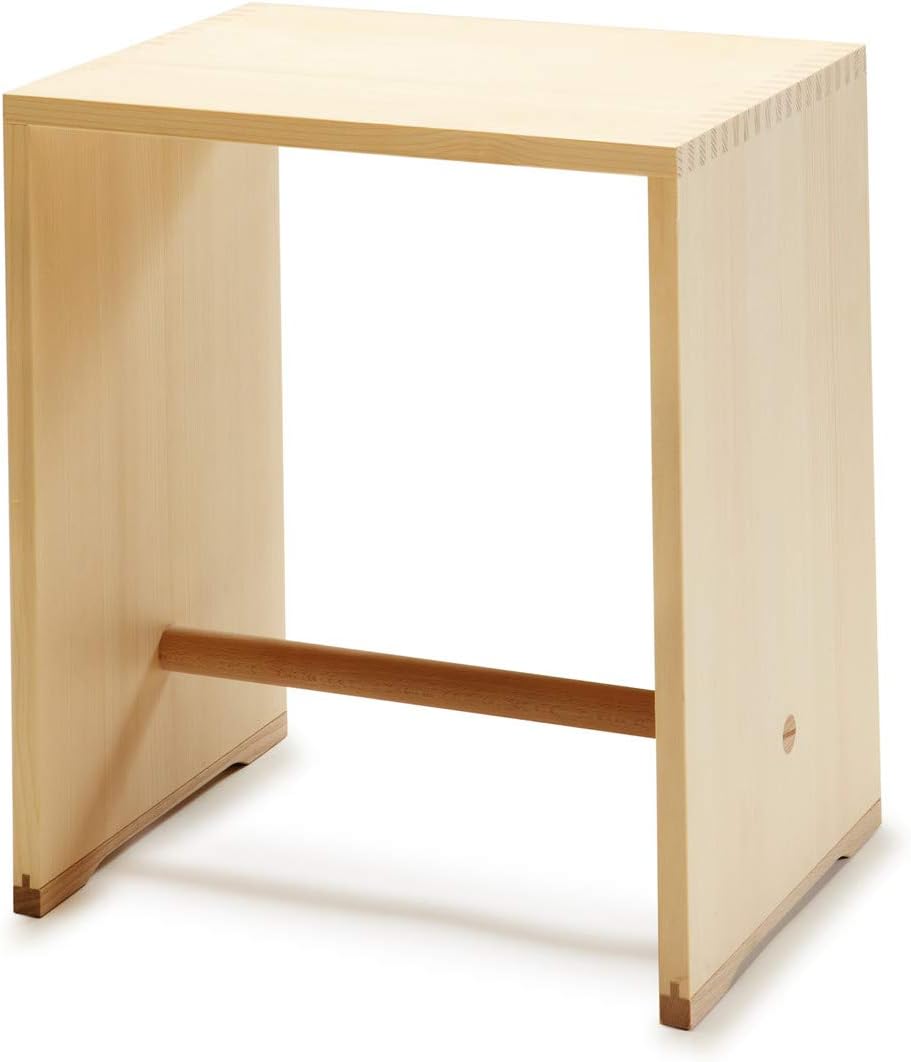 wb Form - Ulmer Hocker, Fichte und Buche Natur