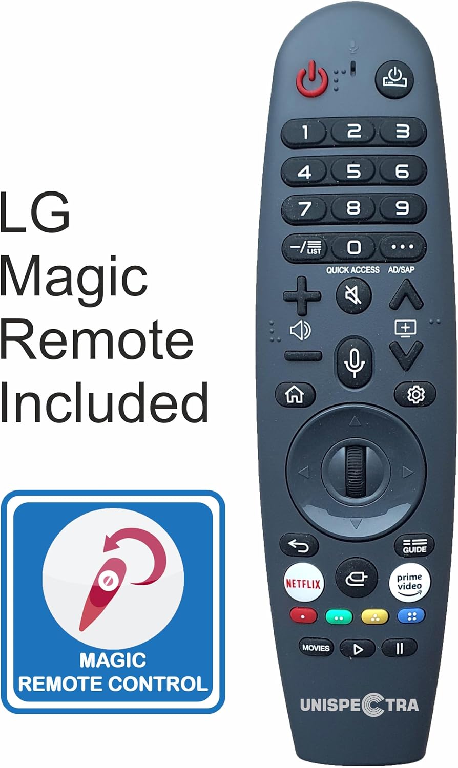Unispectra® 16â€?Smart TV (webOS) Full HD 230V 24V Triple Tuner: Sat, Antenne, Kabel TV, 3xHDMI, 2xUSB, Magic Remote. 12V Fernseher für Wohnmobile, Wohnwagen, LKWs, Lieferwagen, Boote