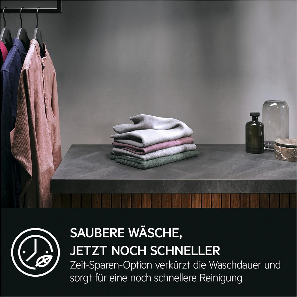 AEG Waschmaschine Toplader, 40 cm, 7 kg, Serie 6000 ProSense - Mengenautomatik - Smarte Beladungserkennung, EEK B, Nachlegefunktion, Wasserstopp, Inverter Motor, 1200 U/min, LTR6N40270