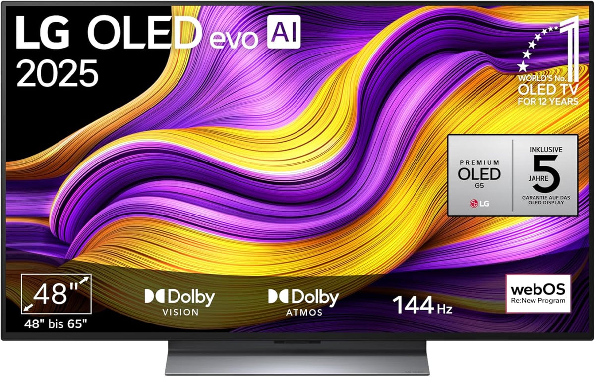 LG OLED48G56LS TV 48" (121 cm) OLED evo Fernseher (α11 4K AI-Prozessor, webOS 25, Dolby Vision, bis zu 120Hz) Modelljahr 2025