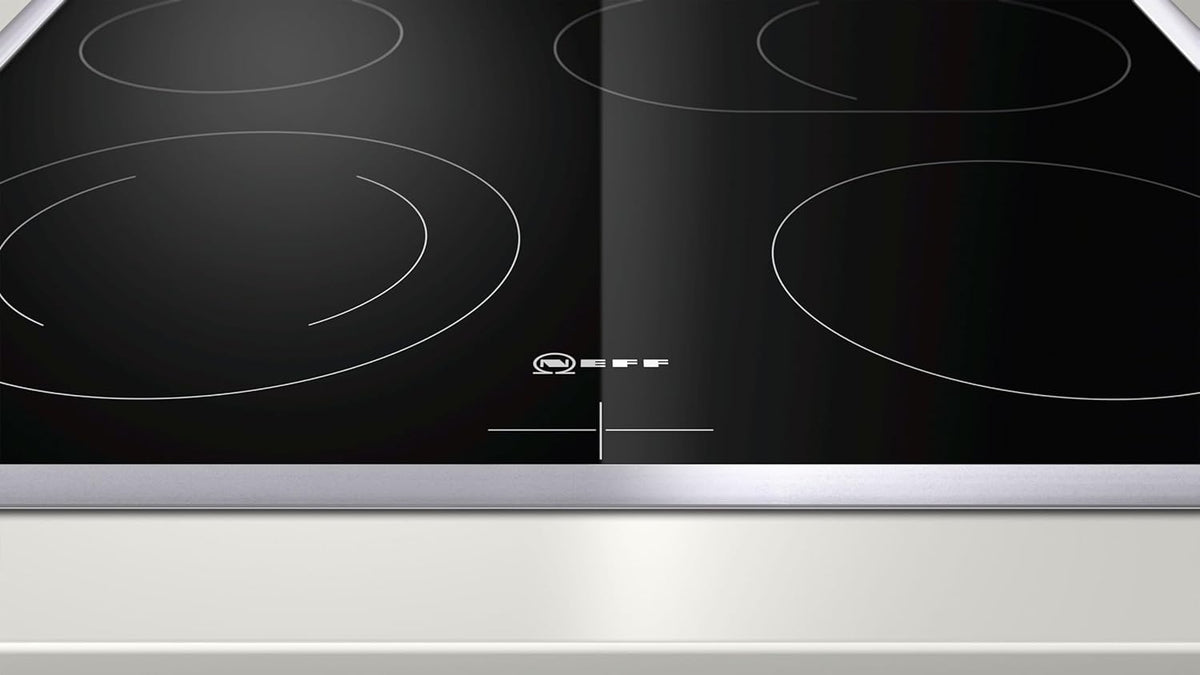 NEFF EDX4P0, Herd-Set bestehend aus E2CCG6AN3 Herd, 60 x 60 cm, Pyrolyse-Selbstreinigung, CircoTherm, LED-Display  und  M13R42N2 Elektrokochfeld, Bräterzone, Edelstahlrahmen
