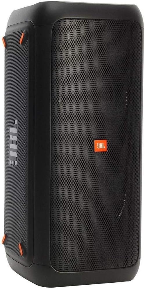 JBL PartyBox 710 - Schwarz â€?Trag - und rollbarer Bluetooth Party-Lautsprecher mit Lichteffekten â€?Spritzwassergeschützte, mobile Musikbox