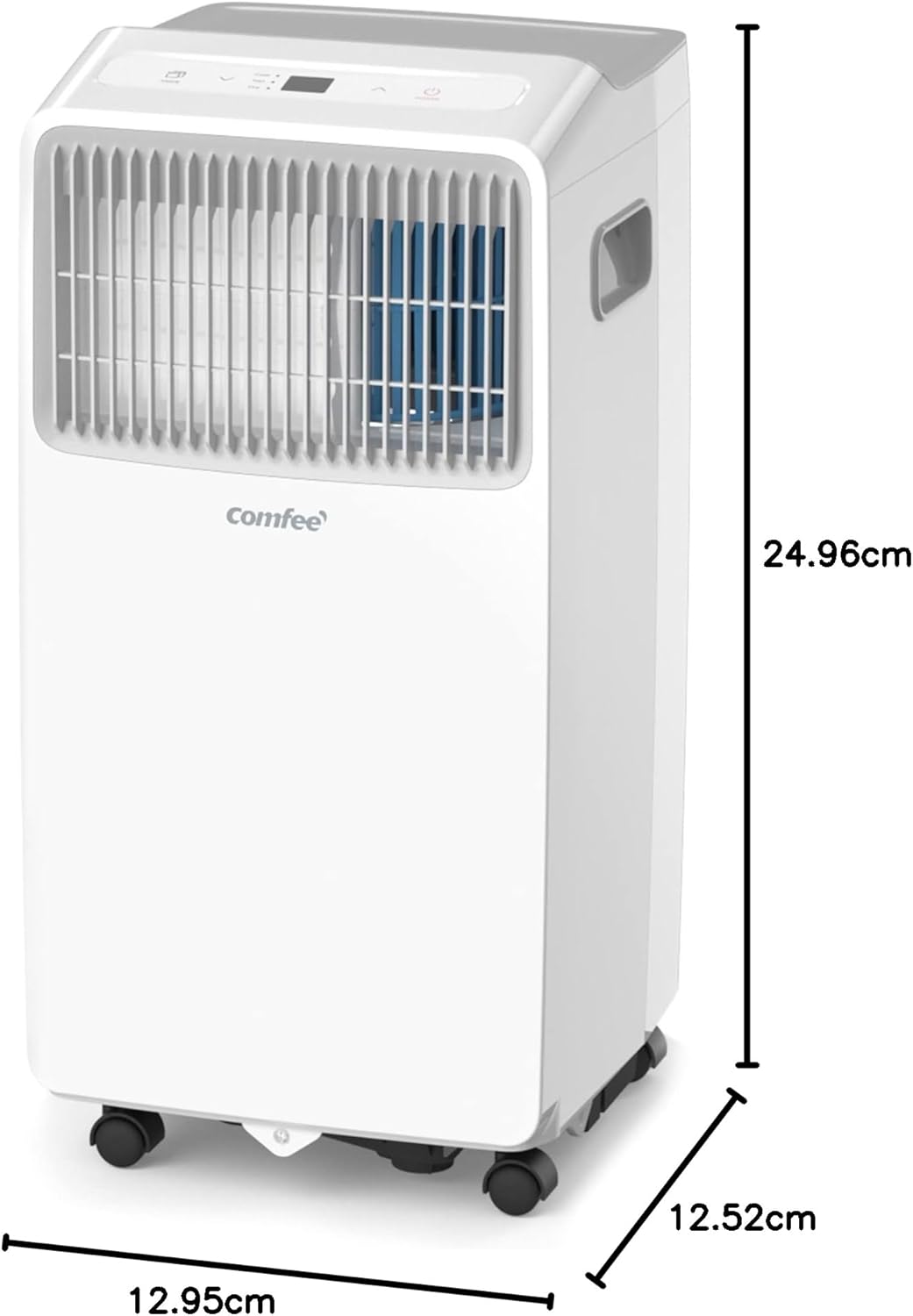 Comfee Mobiles Klimagerät Breezy Cool Pro 2.6,9000 BTU 2,6kW, Kühlen&Ventilieren&Entfeuchten,APP-Steuerung,Raumgröße bis 88m³(33ãŽ?,Mobile Klimaanlage mit Abluftschlauch