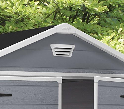 Keter Gerätehaus Manor 6x8 DD, Grau, 7,6 m³