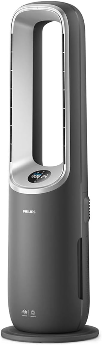 Air Performer 3-in-1: Luftreiniger, Heiz- und KŸhlgeblŠse - Reinigt 70 m?, Entfernt 99,97% der Allergene und Schadstoffe. HEPA-Filter, Intelligente Sensoren, Alexa, App. (AMF870/15)