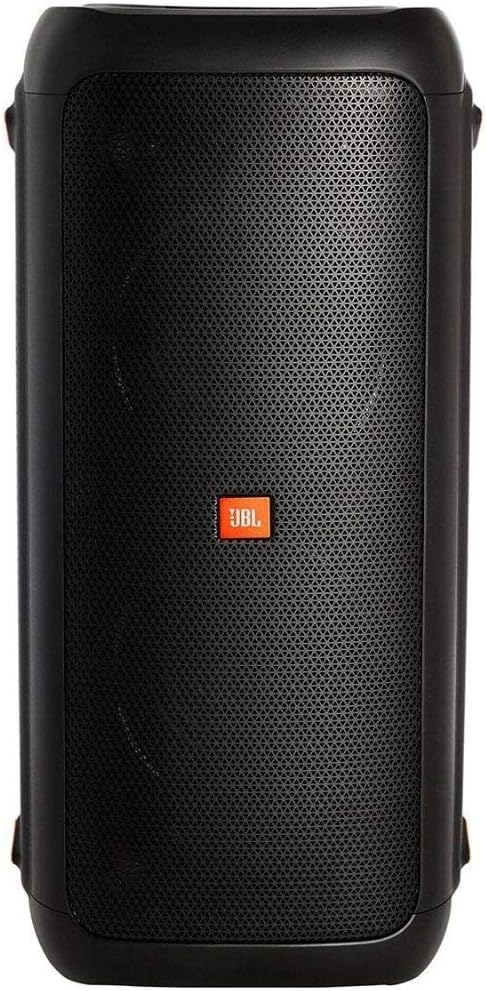 JBL PartyBox 710 - Schwarz â€?Trag - und rollbarer Bluetooth Party-Lautsprecher mit Lichteffekten â€?Spritzwassergeschützte, mobile Musikbox