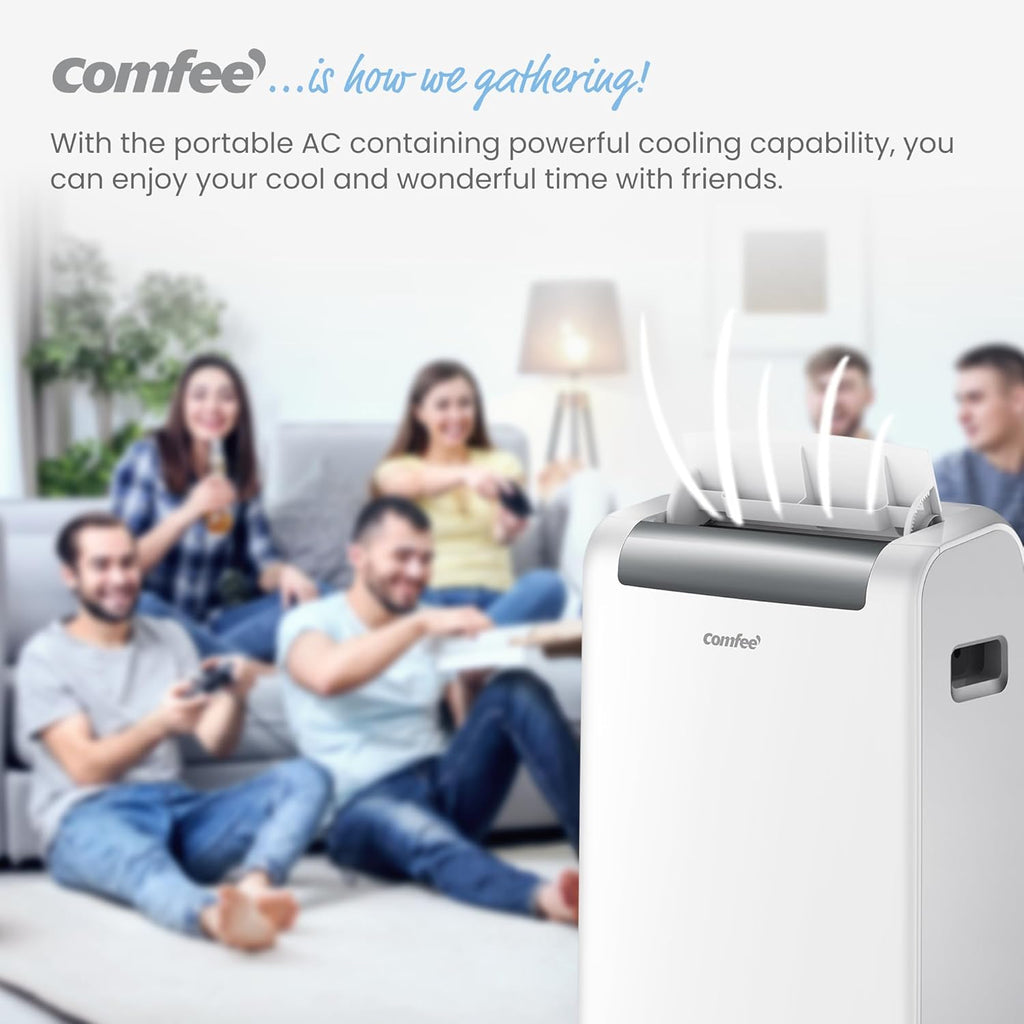 Comfee Mobiles Klimagert Easy Cool 2.0, 7000 BTU 2,0kW, Kühlen&Ventilieren&Entfeuchten, Raumgre bis 68m(25ãŽ?, APP-Steuerung/Alexa/Google Home/IFTTT, Mobile Klimaanlage mit Abluftschlauch