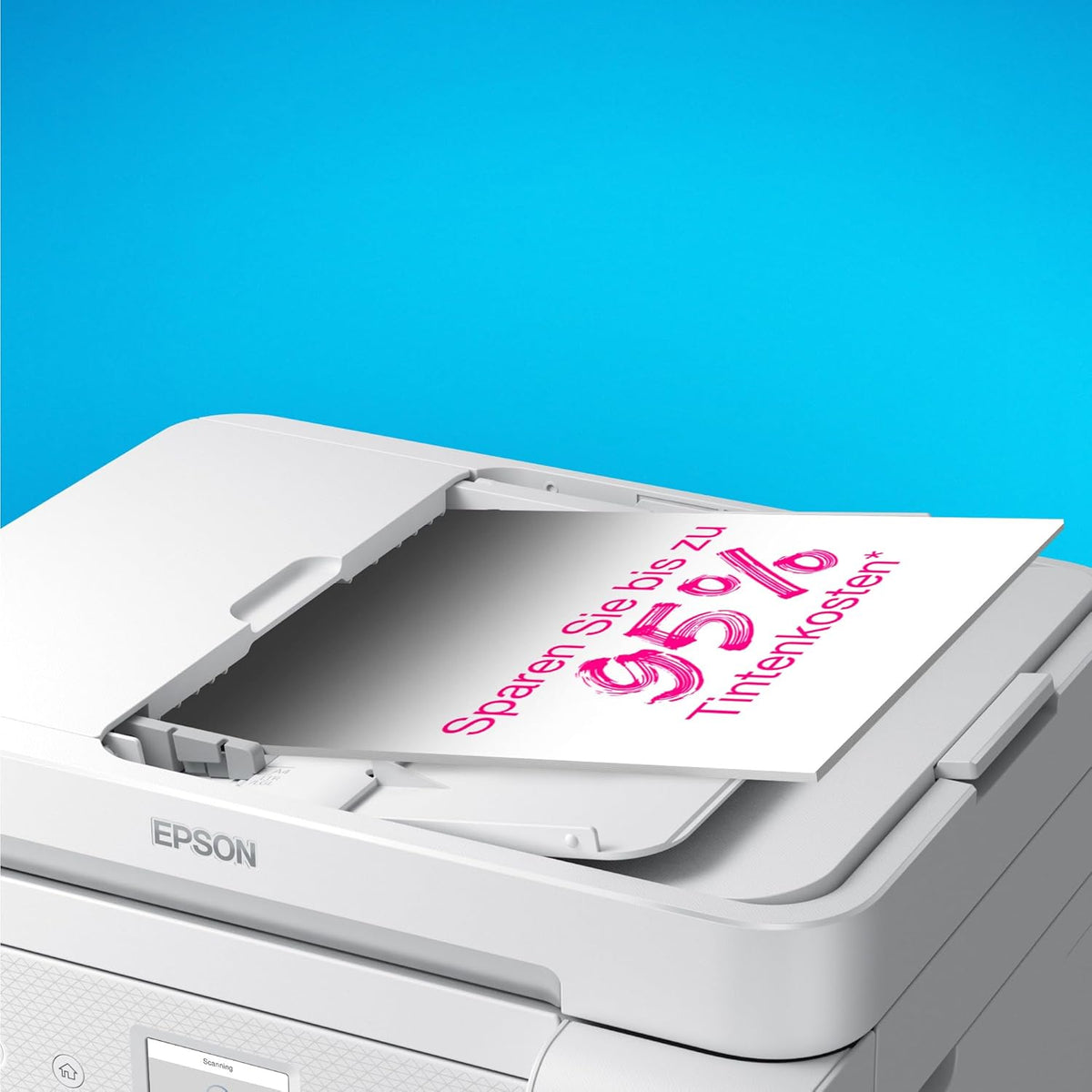 EcoTank ET-4856 A4-Multifunktions-Wi-Fi-Tintentankdrucker, mit einem im Lieferumfang enthaltenen Vorrat an Tinten bis zu 3 Jahren