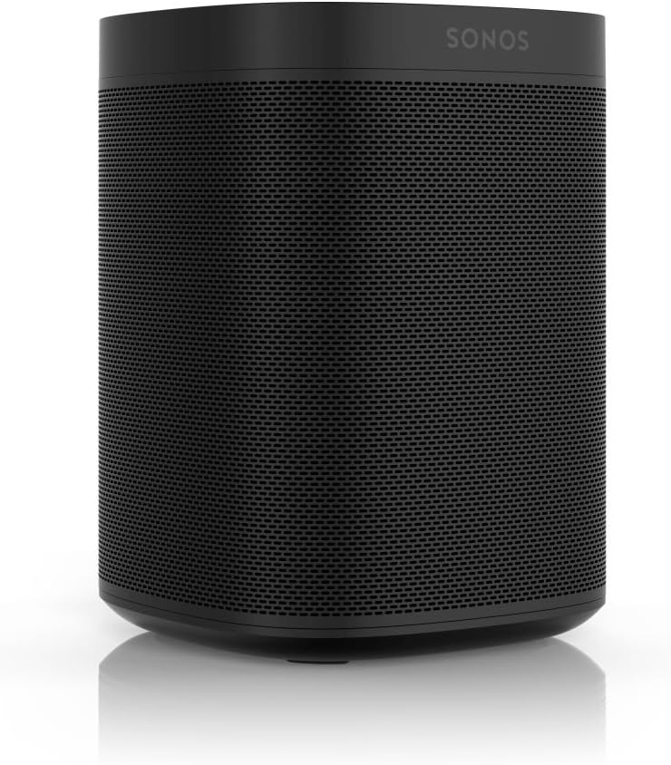 Sonos One Smart Speaker, schwarz â€?Intelligenter WLAN Lautsprecher mit Alexa Sprachsteuerung, Google Assistant & AirPlay â€?Multiroom Speaker für unbegrenztes Musikstreaming