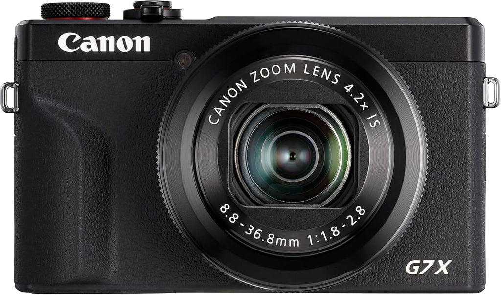 Canon PowerShot G7 X Mark III (Schwarz) â€?Kompakte Digitalkamera mit 1-Zoll-Sensor & 4K-Video â€?Ideal bei wenig Licht & auf Reisen â€?Mit WLAN & Bluetooth - Geliebt Für Kreatives Unterwegs