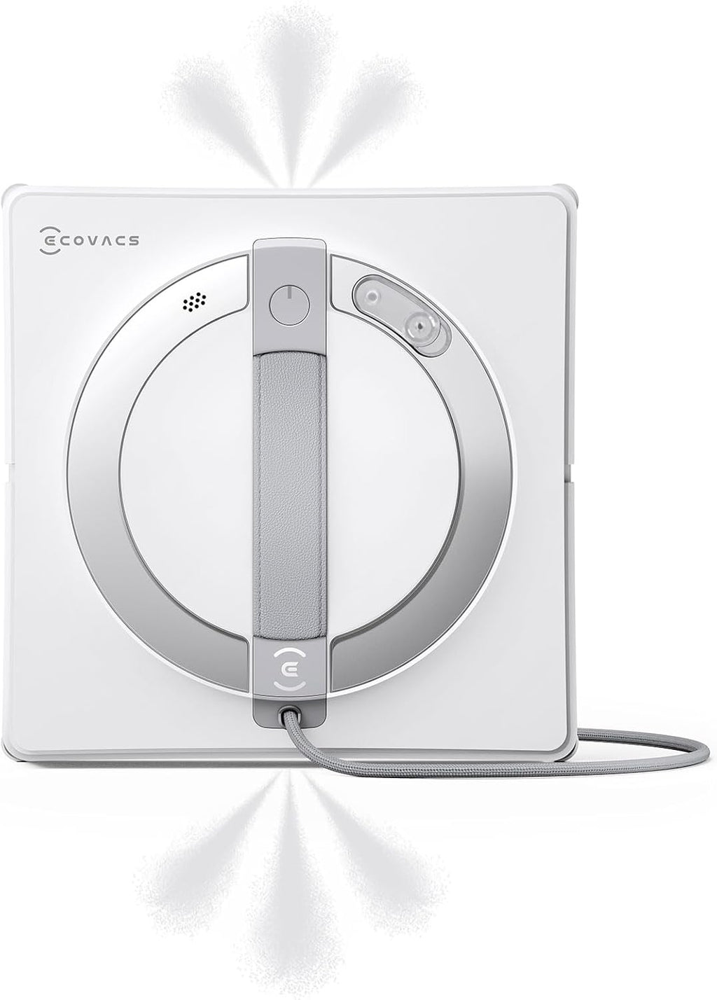 ECOVACS WINBOT W2 PRO Fensterputzroboter, 3-Düsen-Wassersprüher, 10-Stufen-Schutzsystem, Win-SLAM 4.0 Pfadplanung, Steady-Climbing-System, Kanten-Erkennung, App-Steuerung, Weiß