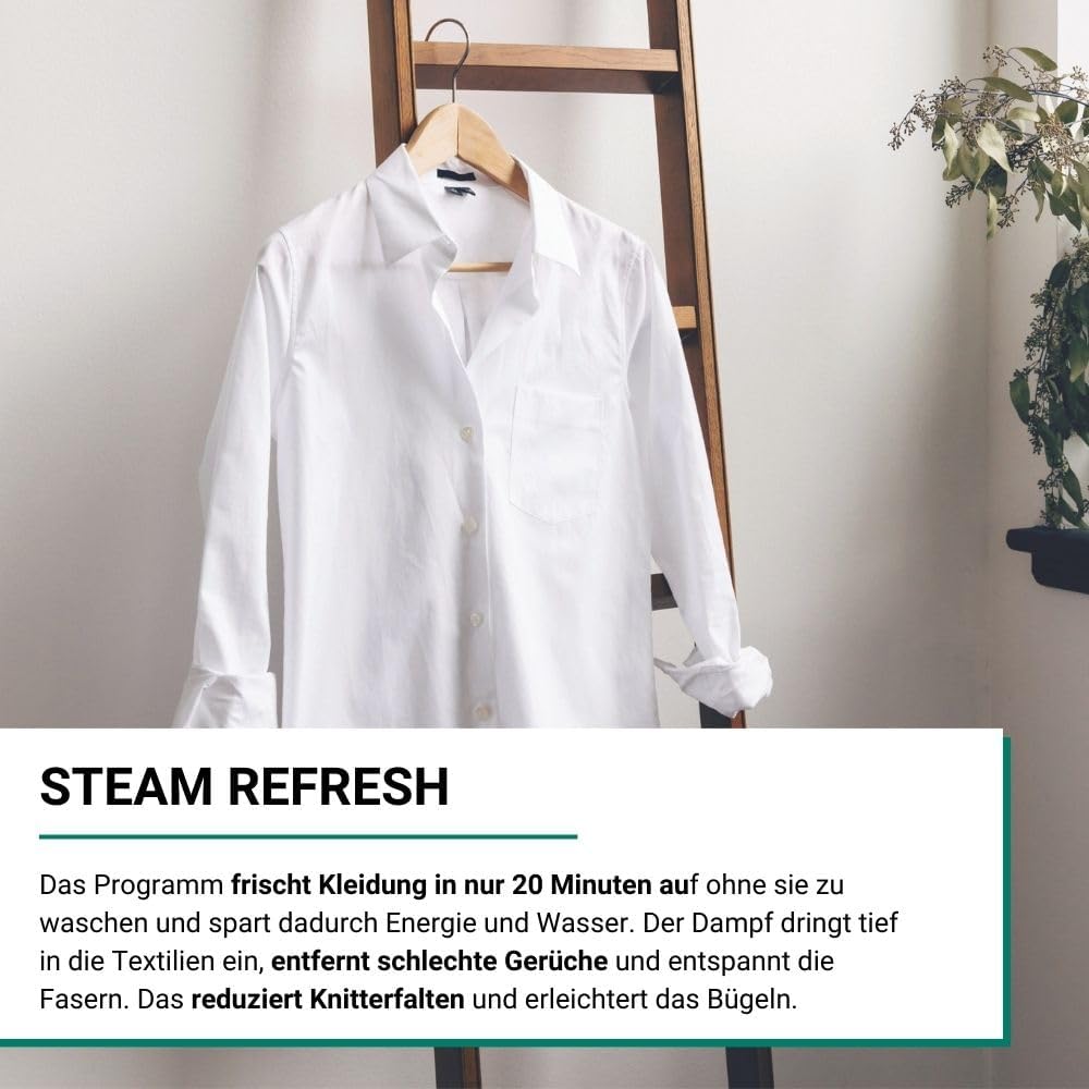 Bauknecht Waschmaschine 8kg, Stiftung Warentest GUT (2,4)*, Supreme Silence, EEK A-20%, 1400 U/min, ZEN-Motor, Besonders leise, Dampftechnologie, B6R 88 SILENCE DE, Weiß