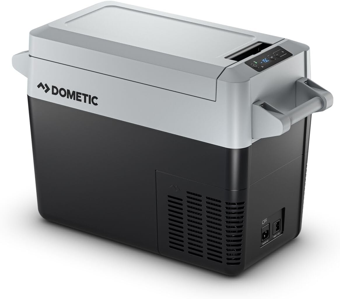 DOMETIC CFF20 Kompressor-Kühlbox 21L â€?12/24V und 100â€?40V â€?Elektrische Kühl- und Gefrierbox für Auto, Wohnmobil, Camping, LKW und Boot â€?Temperaturbereich +20 °C bis â€?8 °C