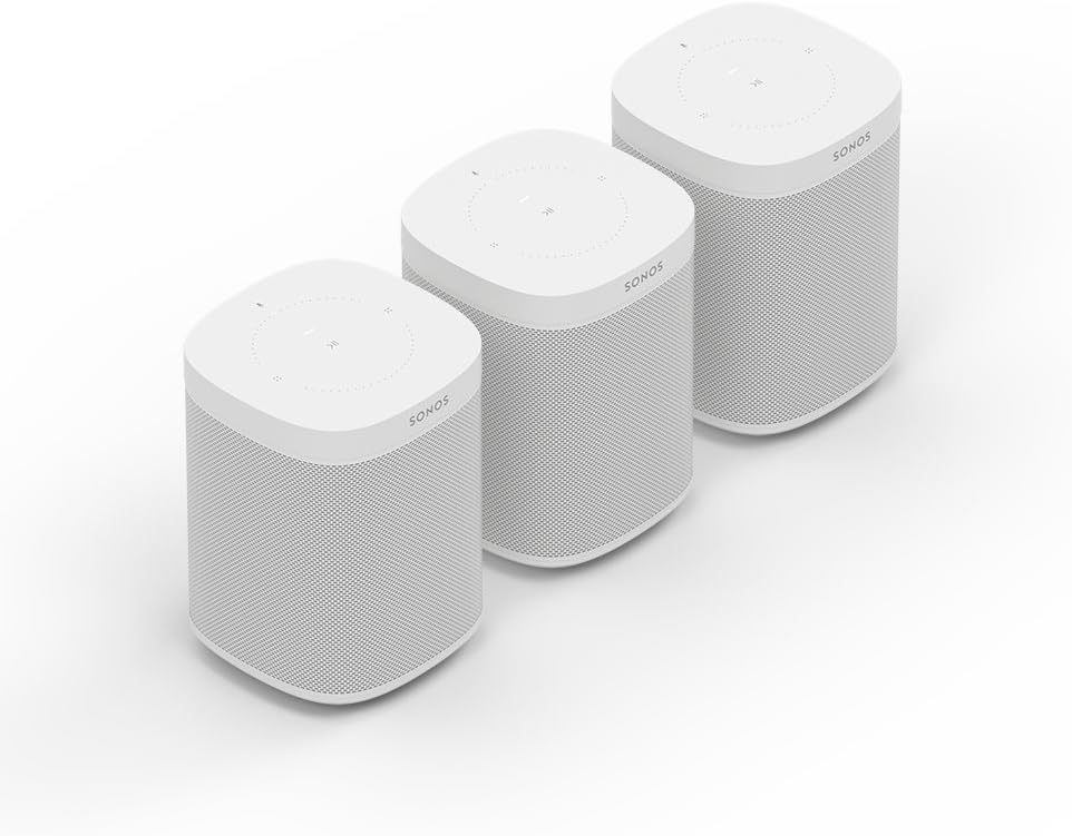 Sonos One Smart Speaker, schwarz â€?Intelligenter WLAN Lautsprecher mit Alexa Sprachsteuerung, Google Assistant & AirPlay â€?Multiroom Speaker für unbegrenztes Musikstreaming