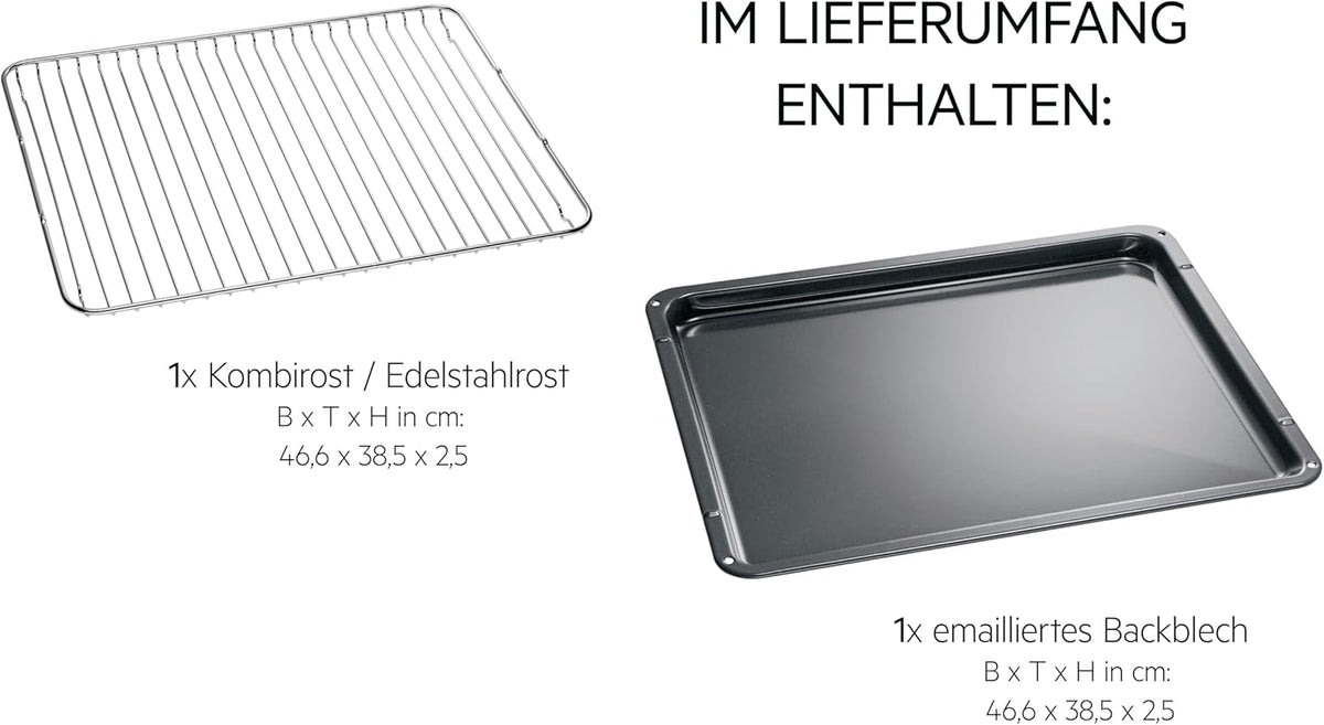 AEG Einbaubackofen â€?Serie 5 Ringheißluft: Gleichmäßige Garergebnisse auf 3 Ebenen â€?Pyrolyse Selbstreinigung â€?25 Automatikprogramme â€?LED-Touchdisplay â€?Schnellaufheizung â€?Schwarz â€?BPE53516AB
