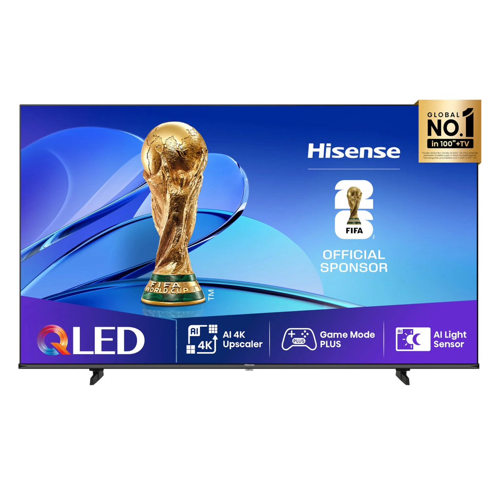 Hisense 43E7Q Fehrnseher, 43 Zoll, 4K UHD QLED, Smart TV, Game Mode Plus, Filmaker Mode, Dolby Vision Atmos, HDR10, HLG, HDR Immersive, AI 4K Upscaler, Dolby MS12, DTS X, Sprachsteuerung 2025