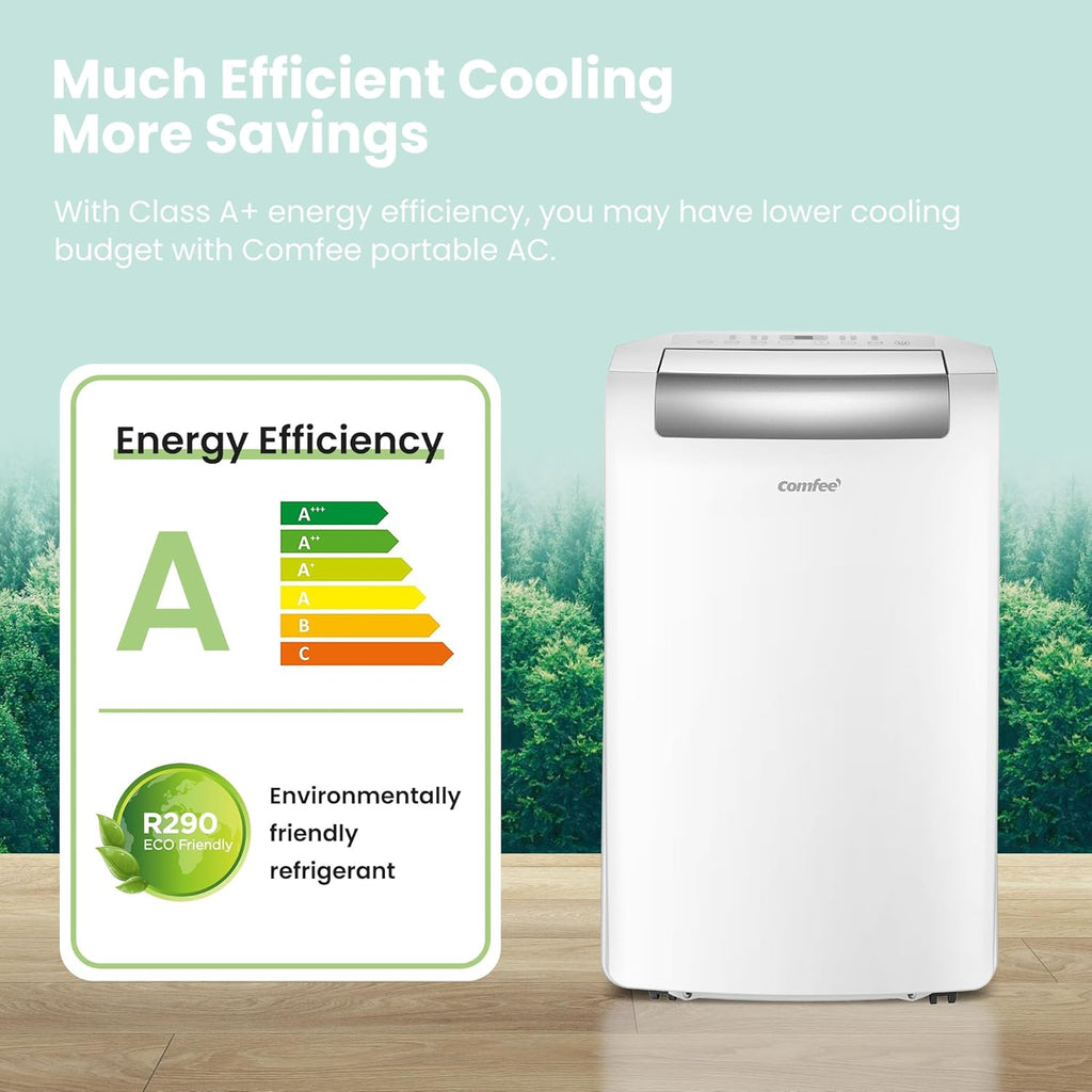 Comfee Mobiles Klimagert Easy Cool 2.0, 7000 BTU 2,0kW, Kühlen&Ventilieren&Entfeuchten, Raumgre bis 68m(25ãŽ?, APP-Steuerung/Alexa/Google Home/IFTTT, Mobile Klimaanlage mit Abluftschlauch