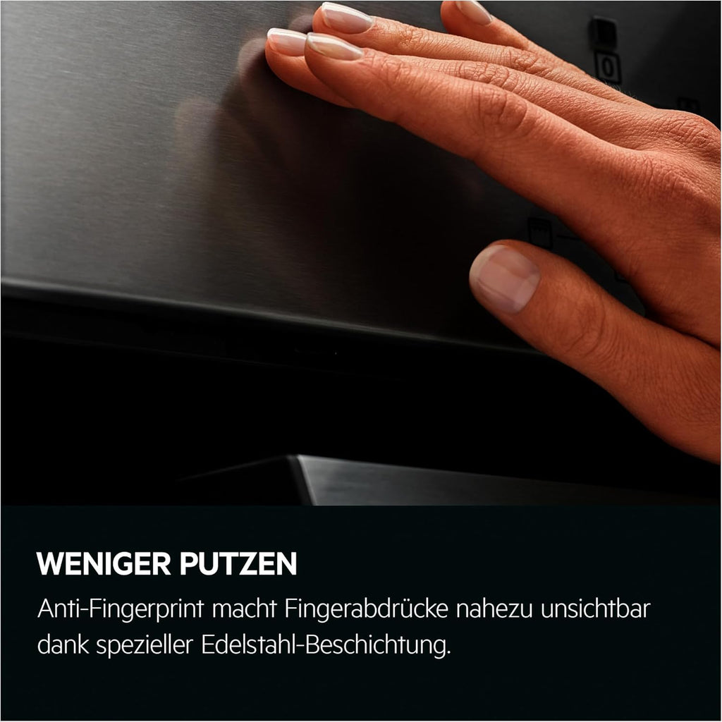 AEG Einbaubackofen â€?Serie 5 Ringheißluft: Gleichmäßige Garergebnisse auf 3 Ebenen â€?Pyrolyse Selbstreinigung â€?25 Automatikprogramme â€?LED-Touchdisplay â€?Schnellaufheizung â€?Schwarz â€?BPE53516AB