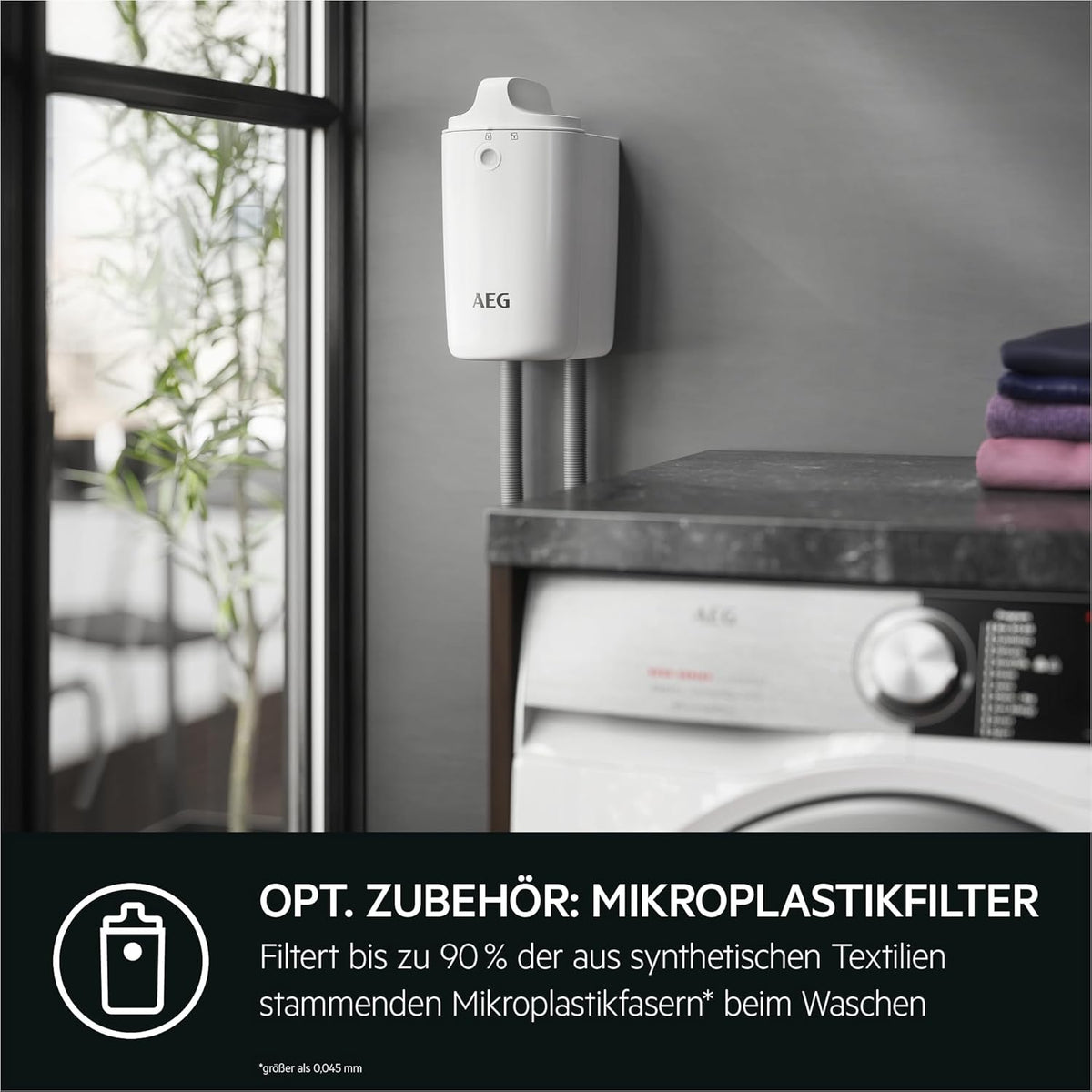 AEG Waschmaschine Toplader, 40 cm, 7 kg, Serie 6000 ProSense - Mengenautomatik - Smarte Beladungserkennung, EEK B, Nachlegefunktion, Wasserstopp, Inverter Motor, 1200 U/min, LTR6N40270