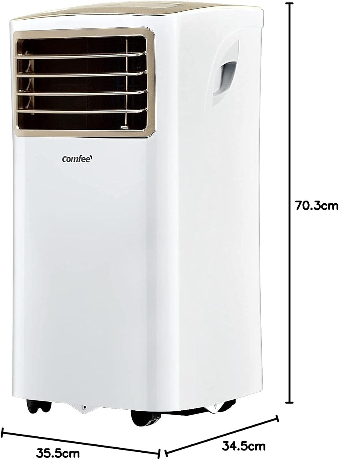 Comfee Mobiles Klimagert Easy Cool 2.0, 7000 BTU 2,0kW, Kühlen&Ventilieren&Entfeuchten, Raumgre bis 68m(25ãŽ?, APP-Steuerung/Alexa/Google Home/IFTTT, Mobile Klimaanlage mit Abluftschlauch