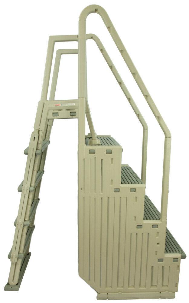 Confer Step 1 & In-Pool Ladder Aufstellpoolsystem â€?Farbe auswählen