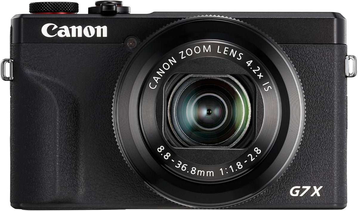Canon PowerShot G7 X Mark III (Schwarz) â€?Kompakte Digitalkamera mit 1-Zoll-Sensor & 4K-Video â€?Ideal bei wenig Licht & auf Reisen â€?Mit WLAN & Bluetooth - Geliebt Für Kreatives Unterwegs