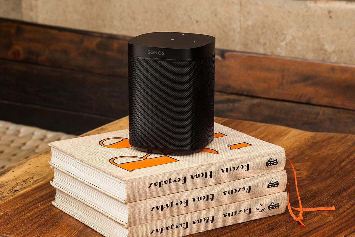 Sonos One Smart Speaker, schwarz â€?Intelligenter WLAN Lautsprecher mit Alexa Sprachsteuerung, Google Assistant & AirPlay â€?Multiroom Speaker für unbegrenztes Musikstreaming