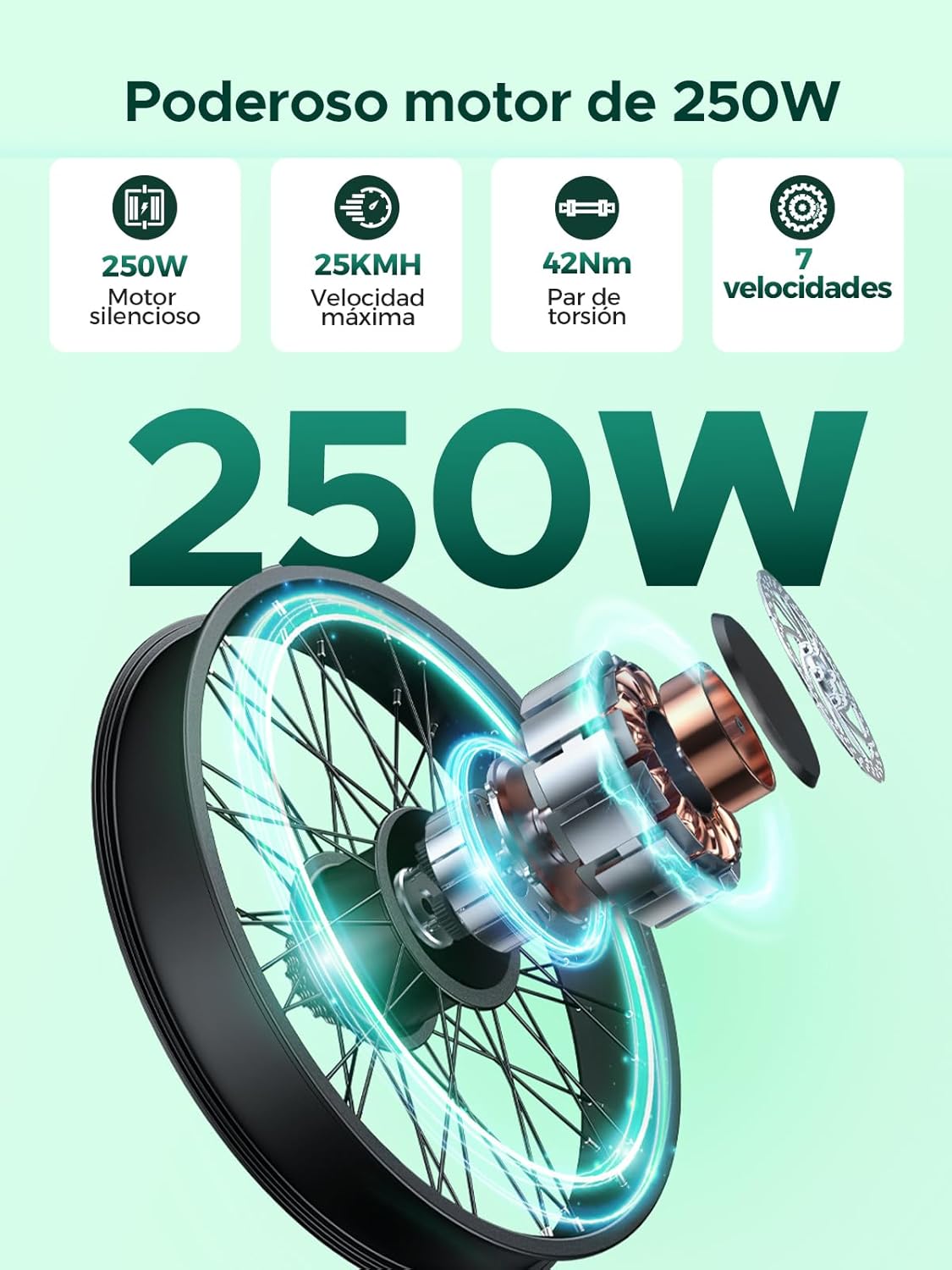 MileCity1 26" E-Bike für Erwachsene, 7 Gang Elektrofahrrad mit Austauschbarem 36V 13Ah Akku, 25 km/h und 80â€?00km Reichweite E-Bike für Städtische Pendler, IP65 Wasserdicht