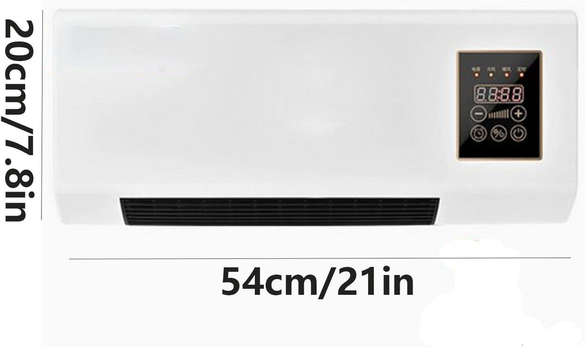 EpiCooler Klimaanlage Tragbar, Kühlung und Heizung, Ganzjähriges Komfort-Accessoire für Zuhause, Modernes Designelement für Luftzirkulation, Ohne Bohren, Platzsparend