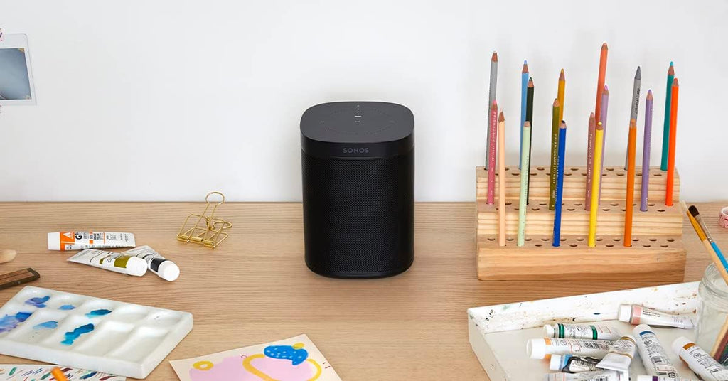 Sonos One Smart Speaker, schwarz â€?Intelligenter WLAN Lautsprecher mit Alexa Sprachsteuerung, Google Assistant & AirPlay â€?Multiroom Speaker für unbegrenztes Musikstreaming