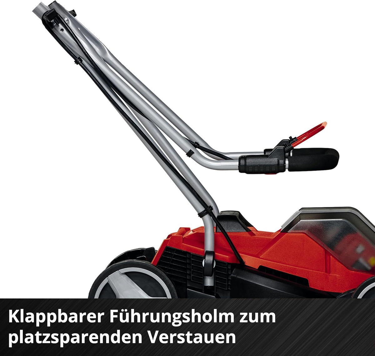 Einhell Akku-Rasenmäher GE-cm 36/33 Li Kit Power X-Change (36 V, 33cm Schnittbreite, bis 250 m2, 30L Fangkorb, 25-65 mm Schnitthöhe, inkl. 2X 2,5 Ah Akkus + 2X Ladegeräte)