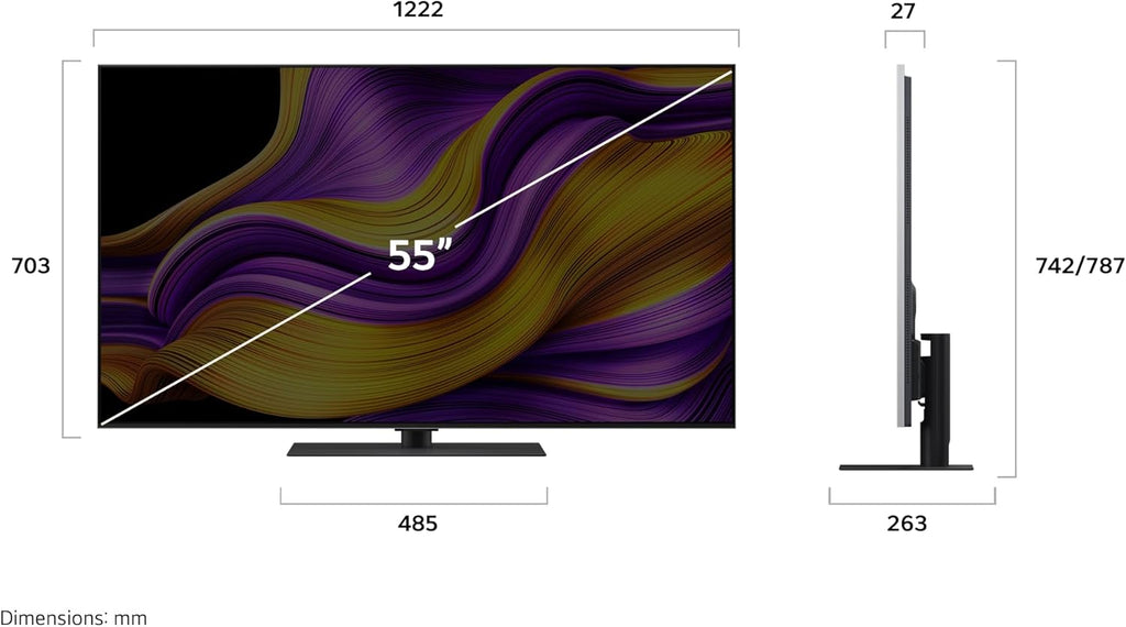 LG OLED55G59LS TV 55 Zoll (139 cm) 4K OLED evo AI TV (α11 Gen2 4K AI Prozessor, webOS 25, 120Hz (VRR bis zu 165Hz)) Modelljahr 2025