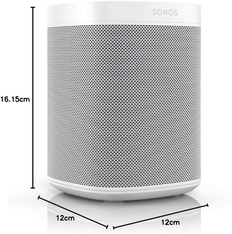 Sonos One Smart Speaker, schwarz â€?Intelligenter WLAN Lautsprecher mit Alexa Sprachsteuerung, Google Assistant & AirPlay â€?Multiroom Speaker für unbegrenztes Musikstreaming