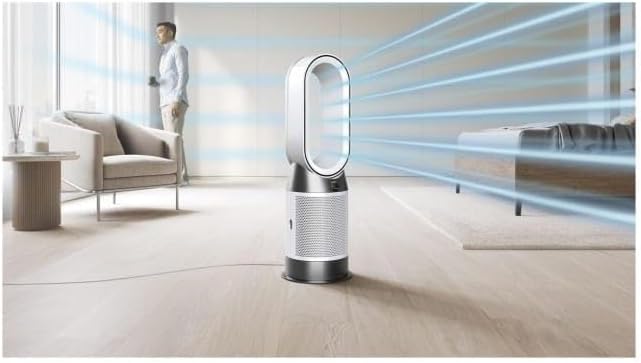 Purifier Hot+Cool HP1, Ventilator, Luftreiniger und Heizlüfter, Weiß/Weiß