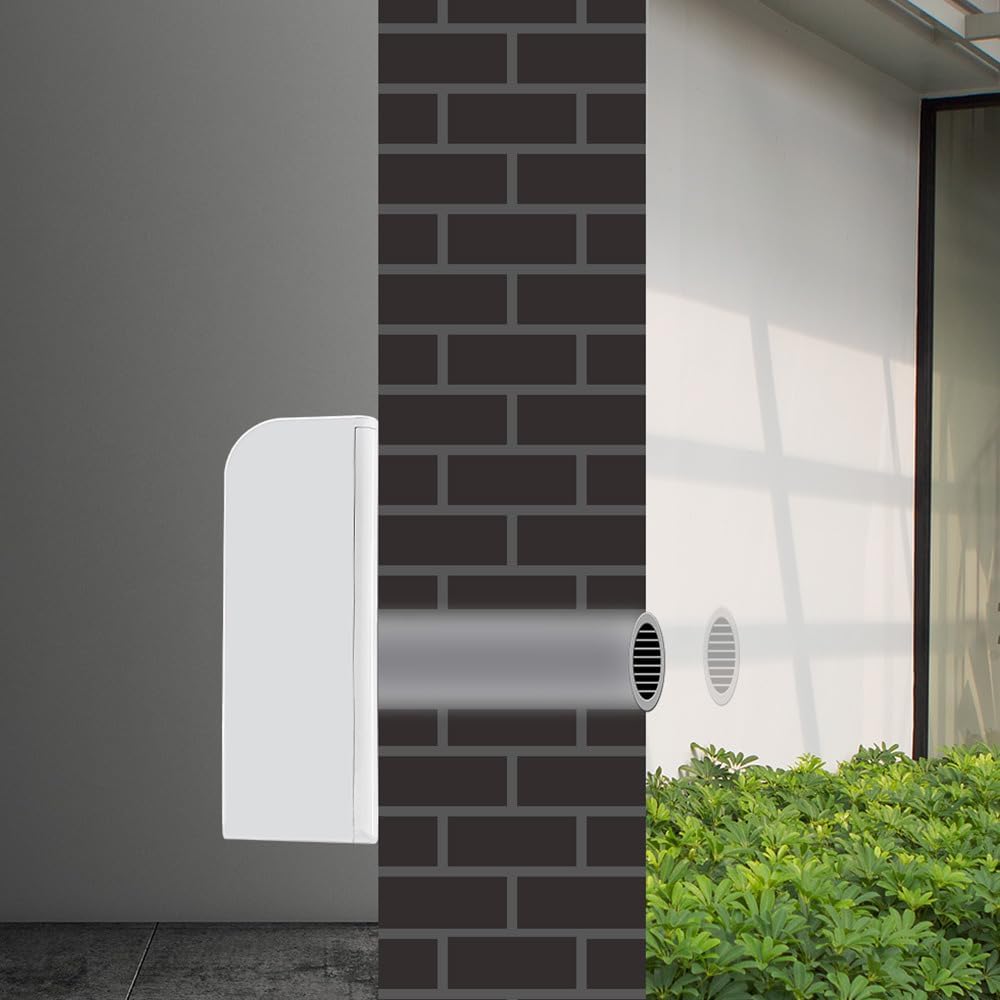 TROTEC Wandklimaanlage PAC-W 2650 SH â€?4-in-1 Klimaanlage ohne Außengerät mit Heizfunktion, 2,6 kW Kühlleistung, WiFi-App-Steuerung, Inverter-Technologie, für Räume bis 34 m²