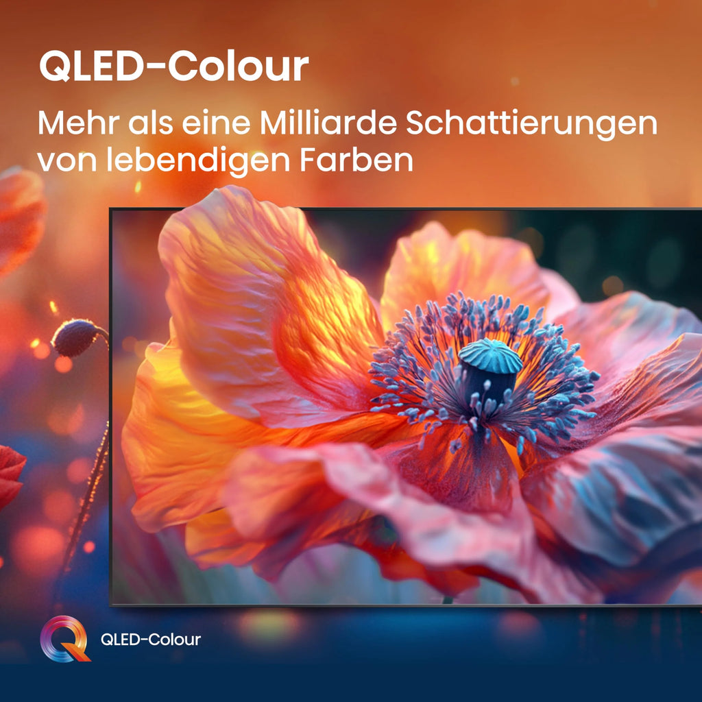 Hisense 43E7Q Fehrnseher, 43 Zoll, 4K UHD QLED, Smart TV, Game Mode Plus, Filmaker Mode, Dolby Vision Atmos, HDR10, HLG, HDR Immersive, AI 4K Upscaler, Dolby MS12, DTS X, Sprachsteuerung 2025