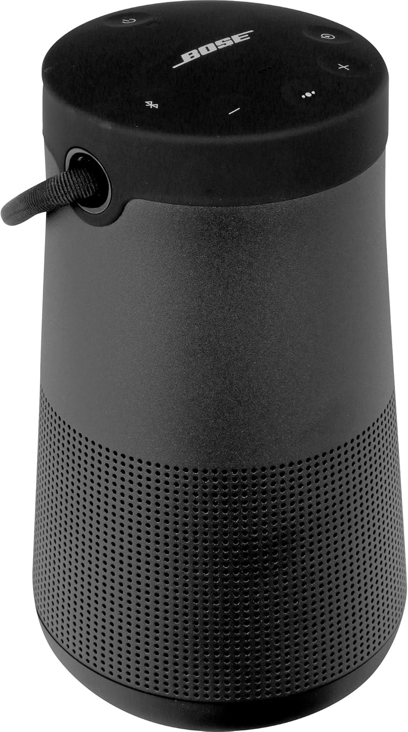 Bose SoundLink Revolve+ (Serie II) Bluetooth Speaker â€?Tragbarer, wasserabweisender kabelloser Lautsprecher mit Langer Akkulaufzeit, Schwarz
